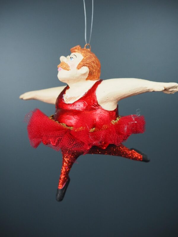 Fat Man Ballerina Red a/2 with Fabskirt - Image 2