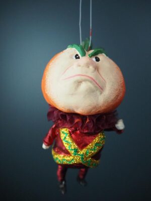 Mr. Tomato Satin Red & Glits