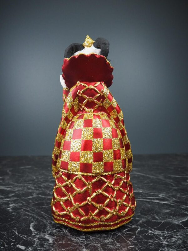 Lady Ram Satin Red & Gold details - Image 3