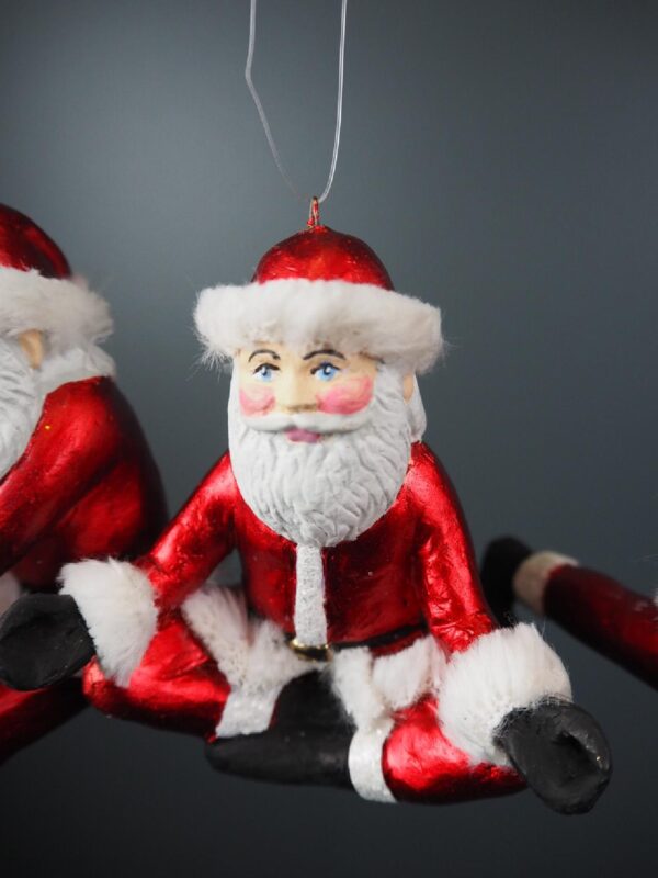 Yoga Santa Satin Red a/3 with Fur details - Image 3