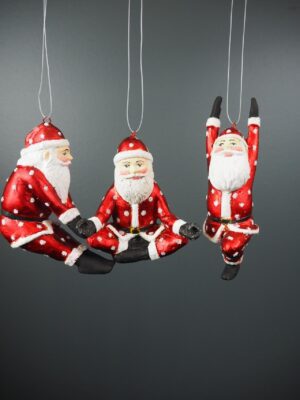 Yoga Santa Red wPolkadots dress  a/3