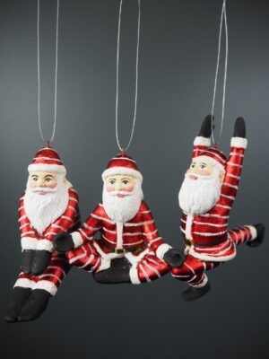 Yoga Santa Red  Striped dress  a/3