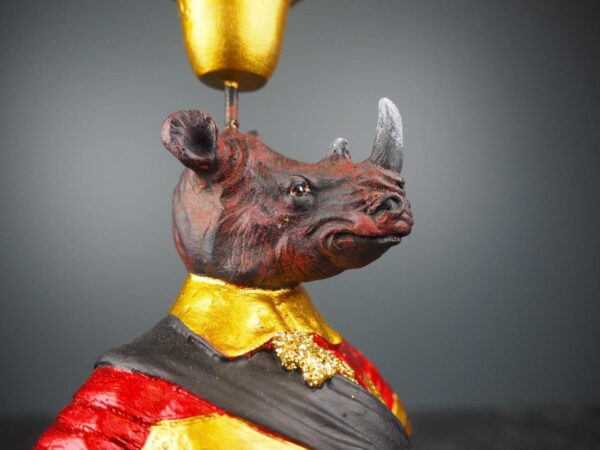 Sir Rhino Satin Red with Gold CH - Image 3