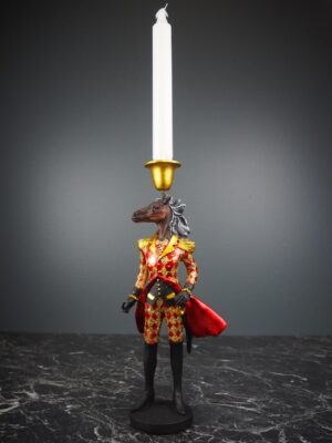 Dashing Horse Satin Red with Gold  CH
