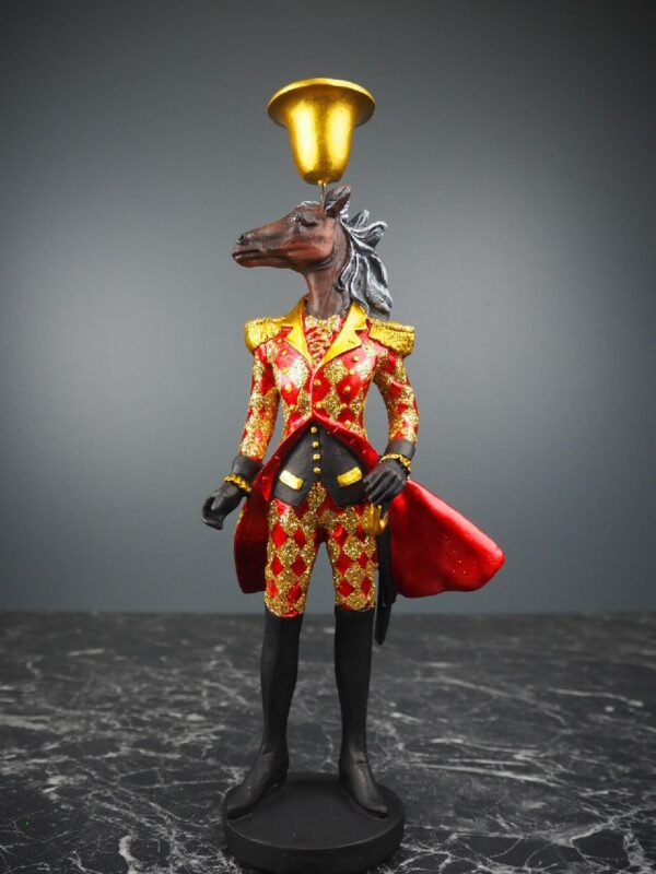 Dashing Horse Satin Red with Gold  CH - Image 2