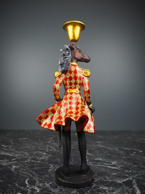 Dashing Horse Satin Red with Gold  CH - Image 3