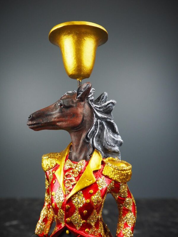 Dashing Horse Satin Red with Gold  CH - Image 4