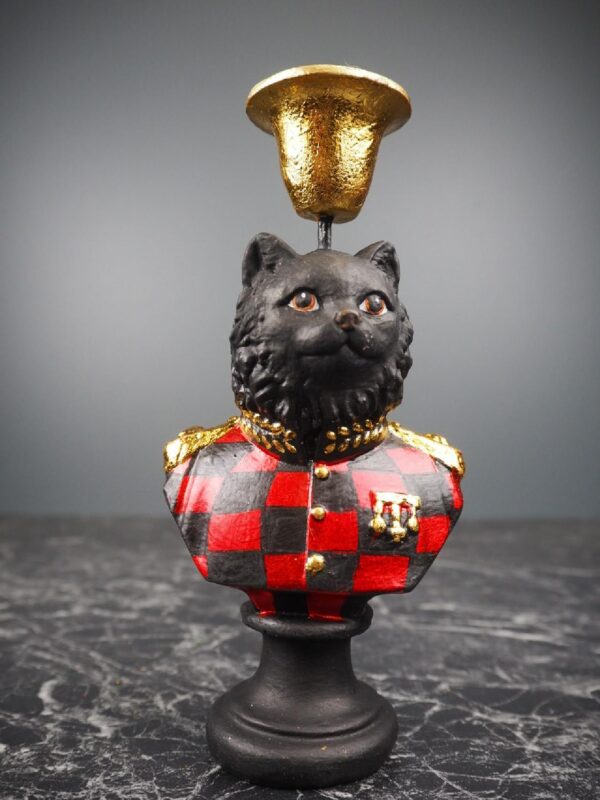 Royal Army cat checkered red & blk - Image 2