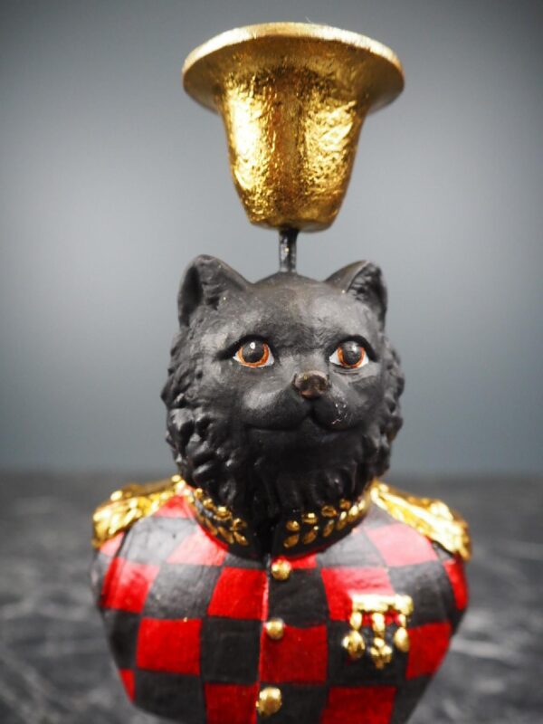 Royal Army cat checkered red & blk - Image 5