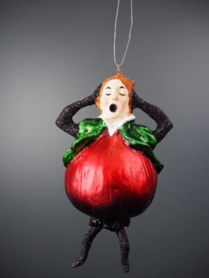 Mr.Onion Satin  Red with Glits