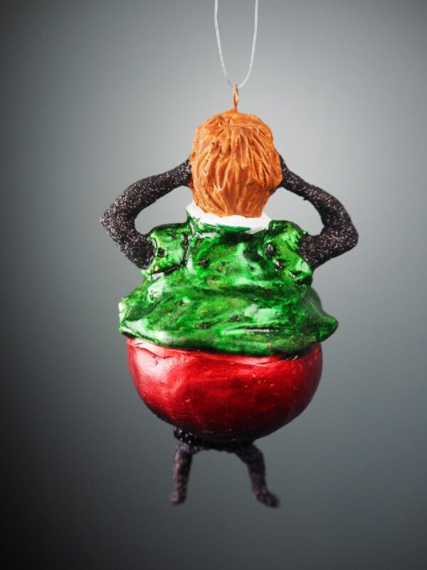 Mr.Onion Satin  Red with Glits - Image 2