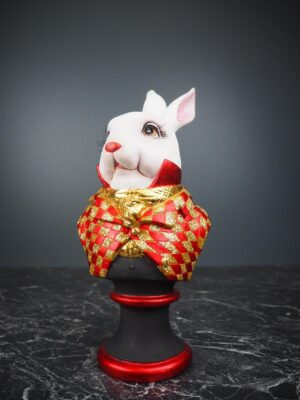 Sir Roger Rabbit in checkered Red & gold