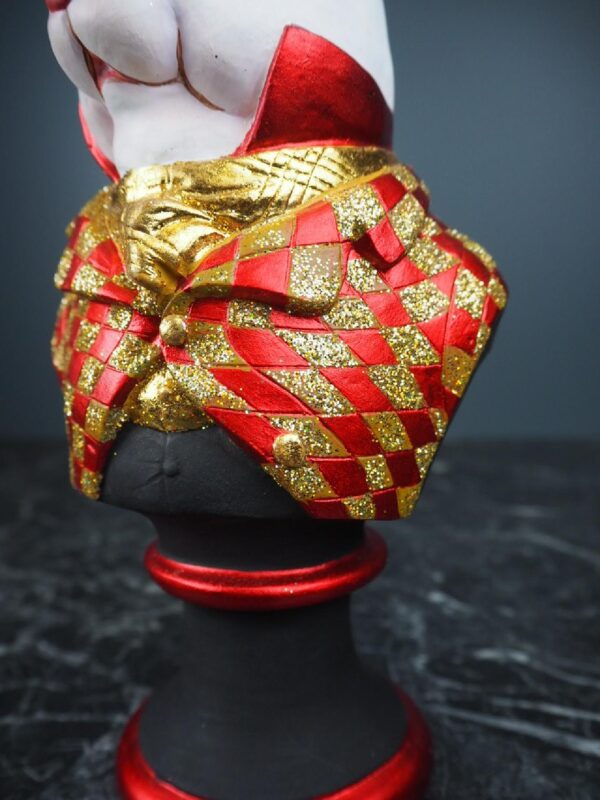 Sir Roger Rabbit in checkered Red & gold - Image 2