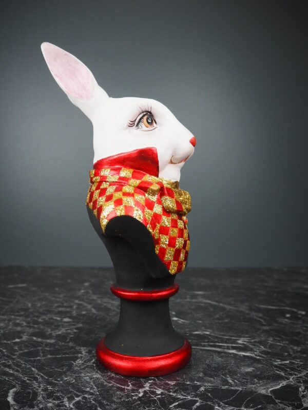 Sir Roger Rabbit in checkered Red & gold - Image 4