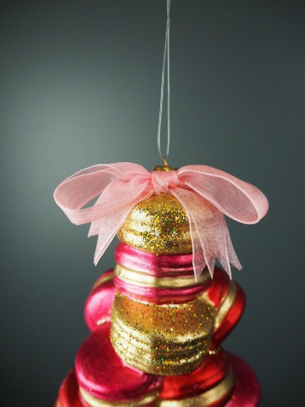Macarons tower with pink gold - Image 2