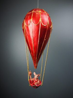 Slim Air Balloon  red / GL  mouse on nut