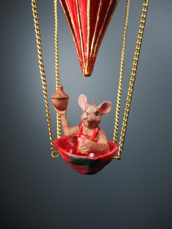 Slim Air Balloon  red / GL  mouse on nut - Image 2