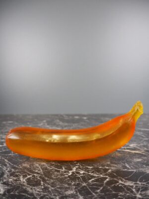 Clear banana in amber finish
