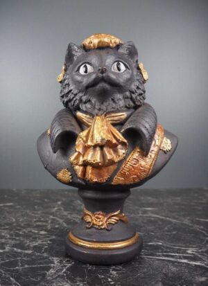 Cat Bust Figurine