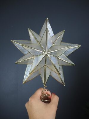 Triple Star Tree Topper 8"