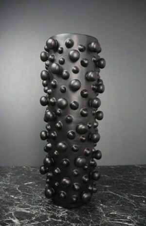Bubble  vase black L