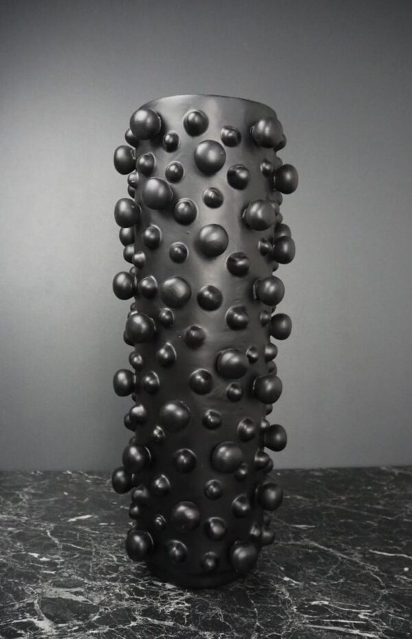Bubble  vase black L