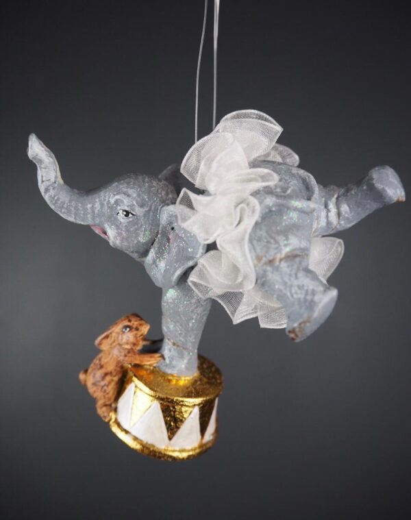 Circus elephant  GL &  white fabskirt