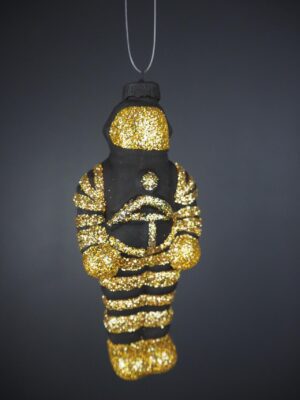 Astroboy black with gold glits