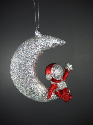 Cresent moon silv  red astroboy
