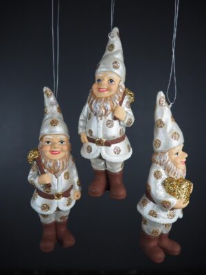 Gnome pearl champ polka dots 3ass