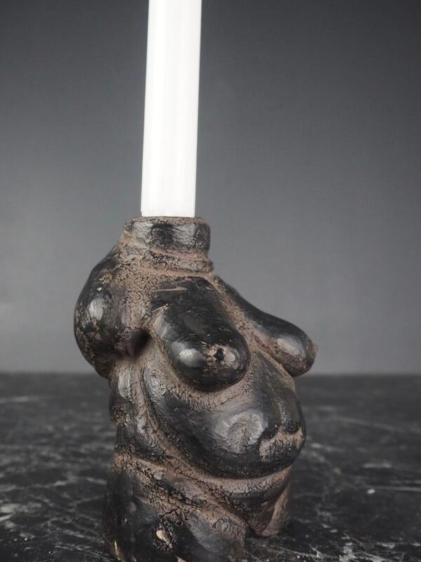 Naked woman CH in black stone finish - Image 2