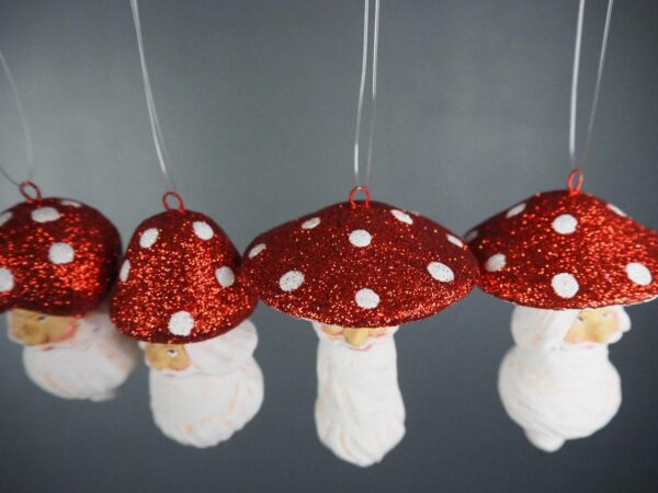 Mushroom red/white polka a/4 - Image 4
