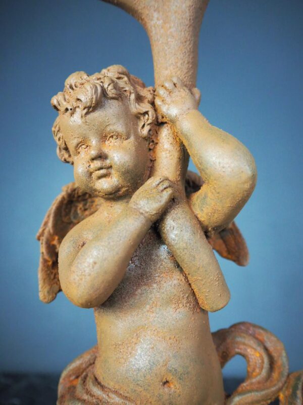 Cupid Candle holder Rusty - Image 2