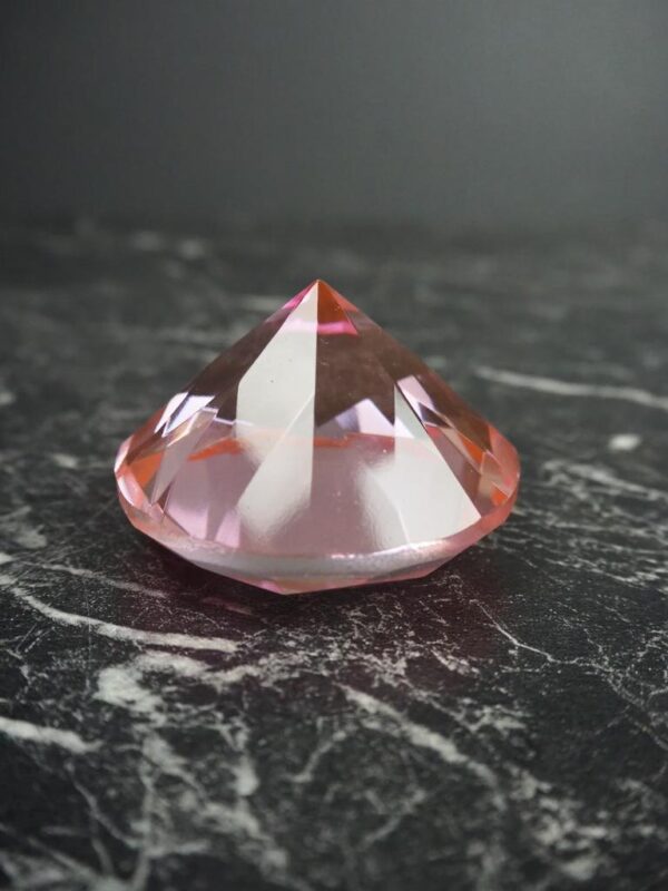 Glass Diamond Pink 4CM - Image 2