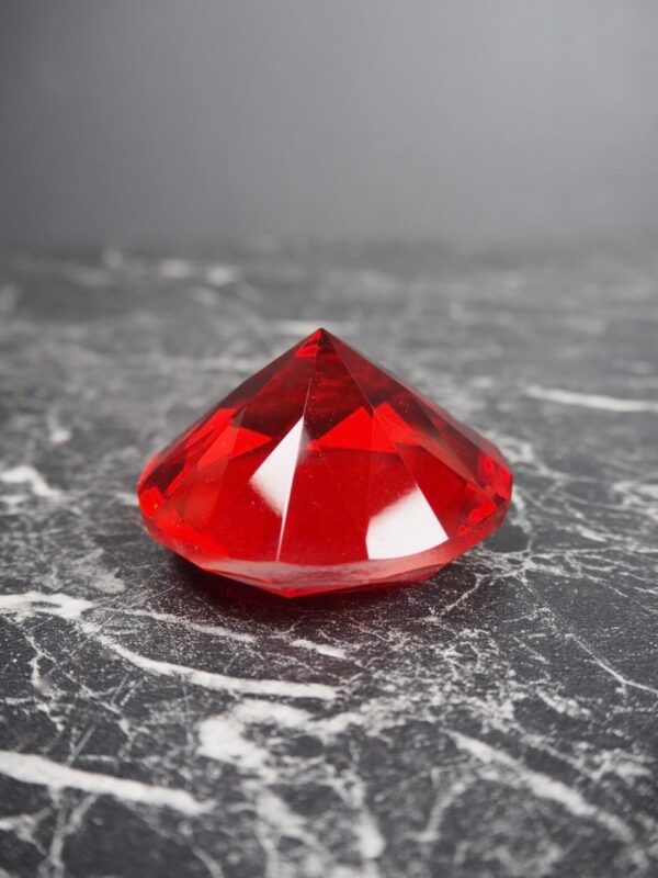 Glass Diamond Red 6CM - Image 2