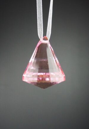 Glas pendant  pink 4 cm