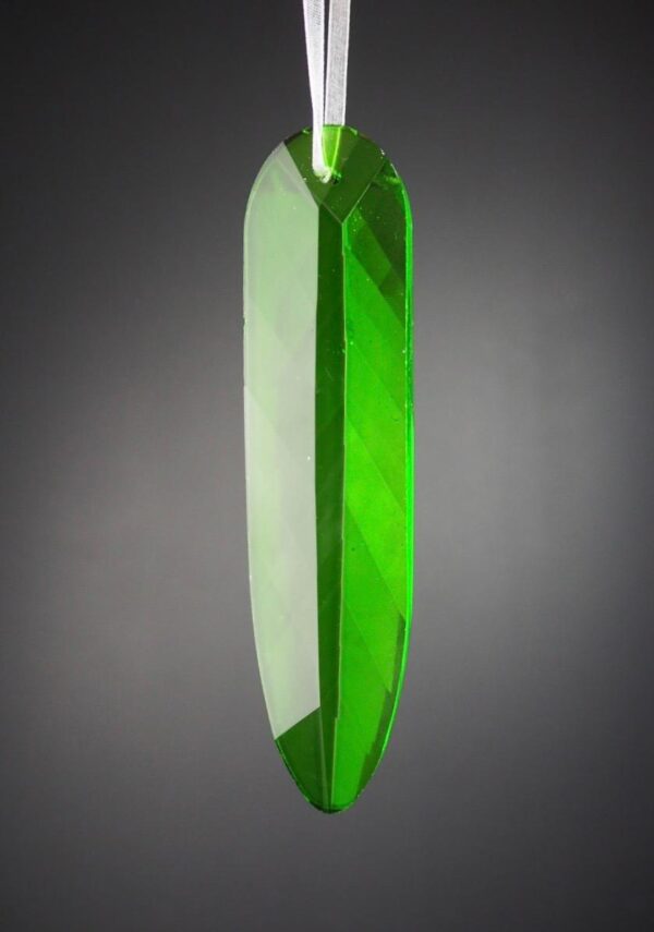 Glas pendant  green 12 cm