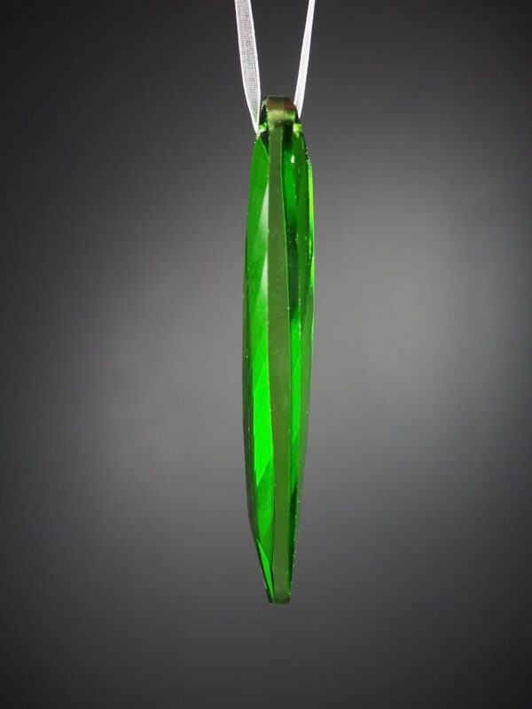 Glas pendant  green 12 cm - Image 2