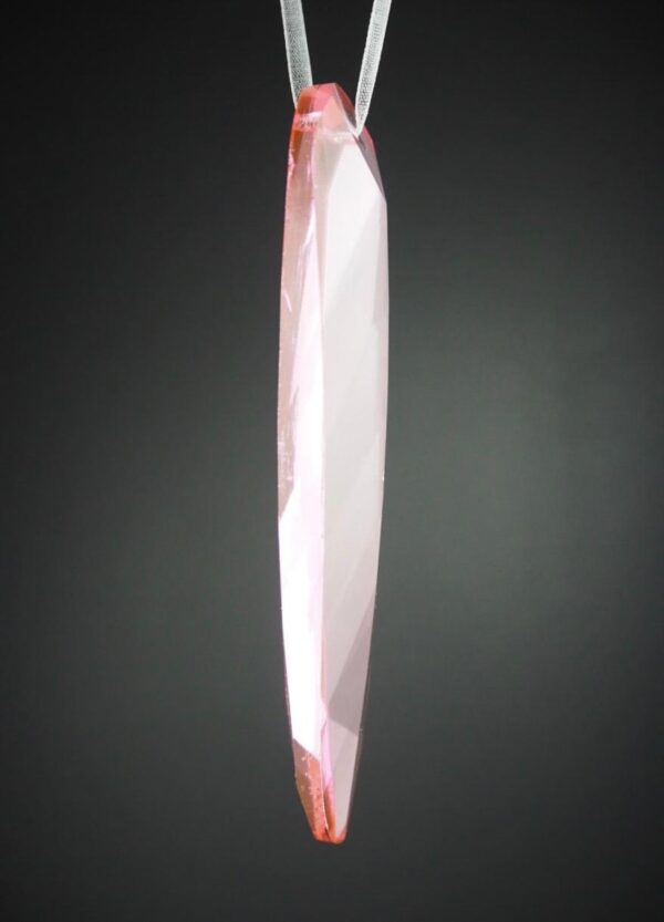 Glas pendant  pink 12 cm - Image 2