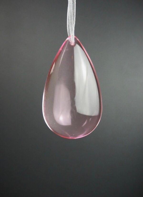 Glas pendant pink 6 cm