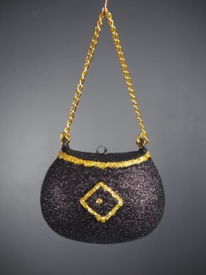 Bag black/gold /chain