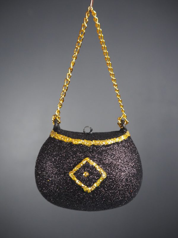 Bag black/gold /chain