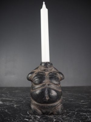 Naked man CH in black stone finish