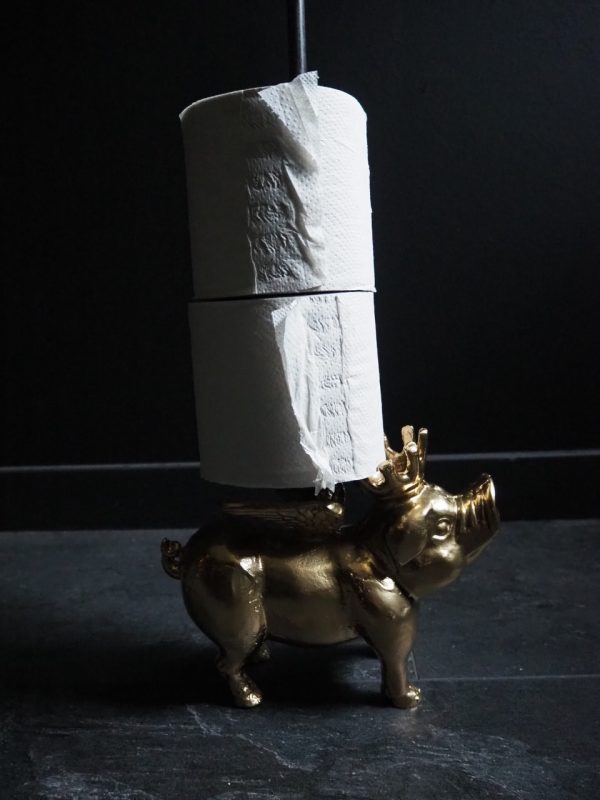 Yorkshire Piglet cast iron holder gold - Image 4