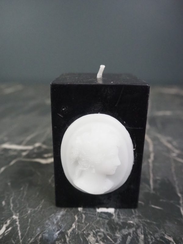Wax candle portrait black - Image 4