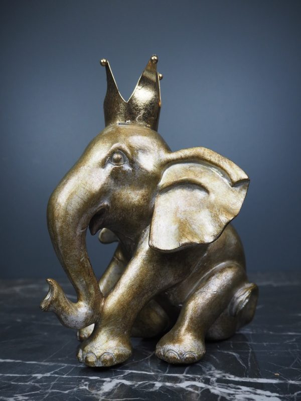 Elephant w crown - Image 2