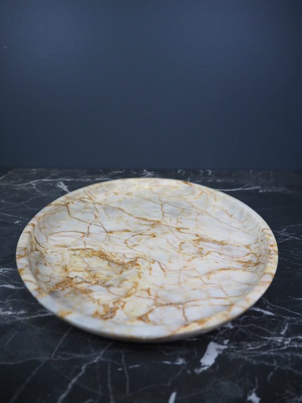 Marble oval tray L century - Image 2