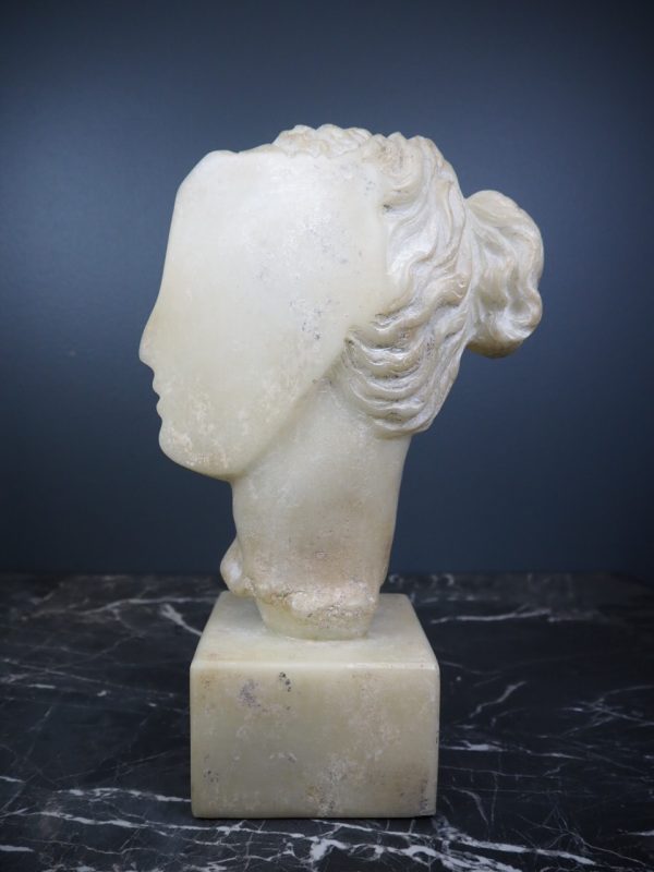Aphrodite head on base  White - Image 6