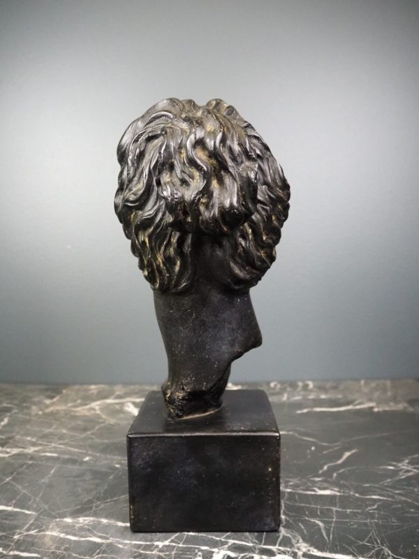 Aphrodite head on base  black - Image 3