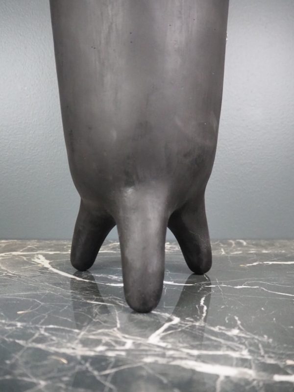 Tall tri vase matt black - Image 2